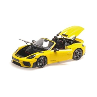 Minichamps Modeliukas 1/18 2024 Porsche Spyder RS, yellow with weissach package Minichamps Modeliukas 1/18 2024 Porsche Spyder RS, yellow with weissach package
