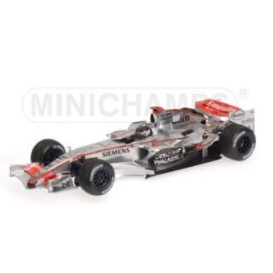 Minichamps Modeliukas 1/43 2006 McLaren Mercedes Benz MP4/21 Kimi Raikkonen, silver/red Minichamps Modeliukas 1/43 2006 McLaren Mercedes Benz MP4/21 Kimi Raikkonen, silver/red