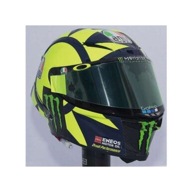 Minichamps Modeliukas 1/8 2020 AGV Helmet Valentino Rossi MotoGP, yellow/black Minichamps Modeliukas 1/8 2020 AGV Helmet Valentino Rossi MotoGP, yellow/black