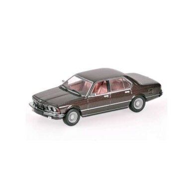 Minichamps Modeliukas 1/87 1977 BMW 733i (E23), brown metallic Minichamps Modeliukas 1/87 1977 BMW 733i (E23), brown metallic