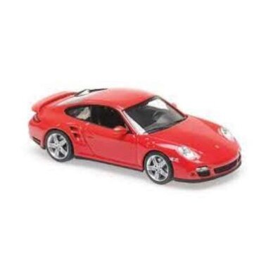 Minichamps Modeliukas 1/87 2006 Porsche 911 Turbo (997), red Minichamps Modeliukas 1/87 2006 Porsche 911 Turbo (997), red