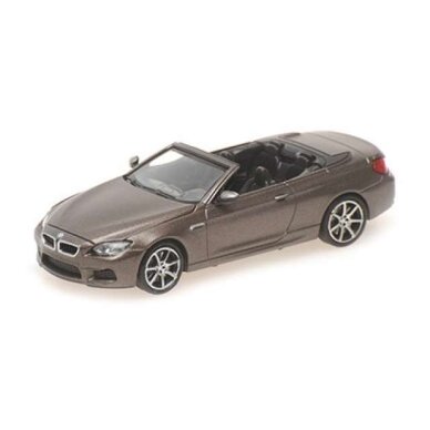 Minichamps Modeliukas 1/87 2015 BMW M6 Cabrio, grey Minichamps Modeliukas 1/87 2015 BMW M6 Cabrio, grey