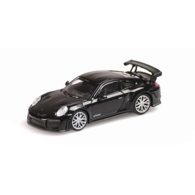 Minichamps Modeliukas 1/87 2018 Porsche 911 GT2 RS, black/carbon bonnet Minichamps Modeliukas 1/87 2018 Porsche 911 GT2 RS, black/carbon bonnet