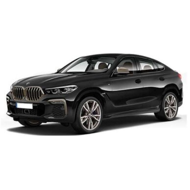 Minichamps Modeliukas 1/87 2020 BMW X6, black metallic Minichamps Modeliukas 1/87 2020 BMW X6, black metallic