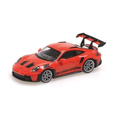 Minichamps Modeliukas 1/87 2024 Porsche 911 (992) GT3 RS, red with silver wheels Minichamps Modeliukas 1/87 2024 Porsche 911 (992) GT3 RS, red with silver wheels