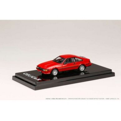 PRE-ORD3R Hobby Japan Modeliukas 1983 Toyota Celica XX 2800GT (A60), super red PRE-ORD3R Hobby Japan Modeliukas 1983 Toyota Celica XX 2800GT (A60), super red