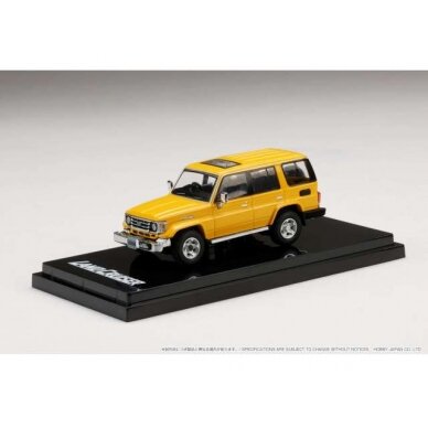 PRE-ORD3R Hobby Japan Modeliukas 2001 Toyota Landcruiser 70 ZX 4 Door, yellow customized color PRE-ORD3R Hobby Japan Modeliukas 2001 Toyota Landcruiser 70 ZX 4 Door, yellow customized color