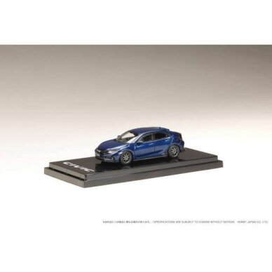 Hobby Japan Modeliukas 2020 Honda CIVIC H/B FK7 Customized Version, obsidian blue pearl Hobby Japan Modeliukas 2020 Honda CIVIC H/B FK7 Customized Version, obsidian blue pearl