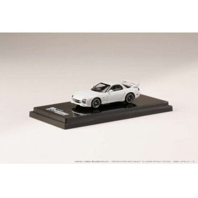 Hobby Japan Modeliukas Efini RX-7 FD3S (A-Spec) GT Wing Mazda Speed Closed Headlights, pure white Hobby Japan Modeliukas Efini RX-7 FD3S (A-Spec) GT Wing Mazda Speed Closed Headlights, pure white