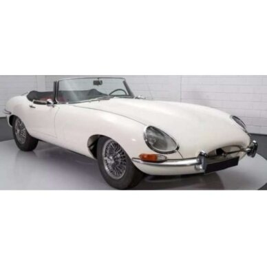 PRE-ORD3R NOREV Modeliukas 1/12 1962 Jaguar E-Type Cabriolet, English white PRE-ORD3R NOREV Modeliukas 1/12 1962 Jaguar E-Type Cabriolet, English white