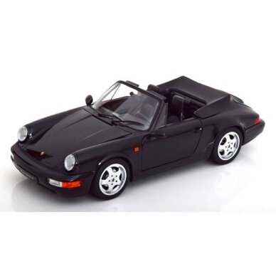 PRE-ORD3R NOREV Modeliukas 1/18 1990 Porsche 964 Carrera 4 Cabrio, black PRE-ORD3R NOREV Modeliukas 1/18 1990 Porsche 964 Carrera 4 Cabrio, black