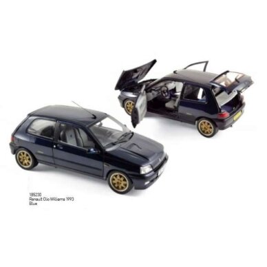 PRE-ORD3R NOREV Modeliukas 1/18 1993 Renault Clio Williams, blue PRE-ORD3R NOREV Modeliukas 1/18 1993 Renault Clio Williams, blue