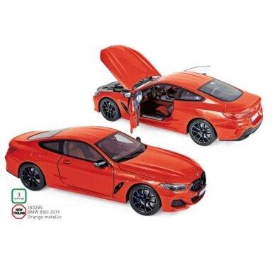 NOREV Modeliukas 1/18 2019 BMW 850i, orange metallic NOREV Modeliukas 1/18 2019 BMW 850i, orange metallic