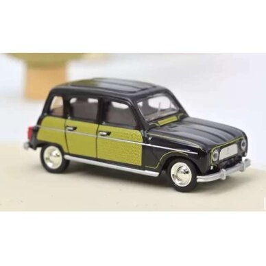 PRE-ORD3R NOREV Modeliukas 1/64 1963 Renault 4 Parisienne, black/yellow PRE-ORD3R NOREV Modeliukas 1/64 1963 Renault 4 Parisienne, black/yellow