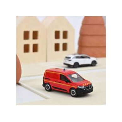 PRE-ORD3R NOREV Modeliukas 1/64 2023 Renault Kangoo Van Pompier, red/yellow PRE-ORD3R NOREV Modeliukas 1/64 2023 Renault Kangoo Van Pompier, red/yellow