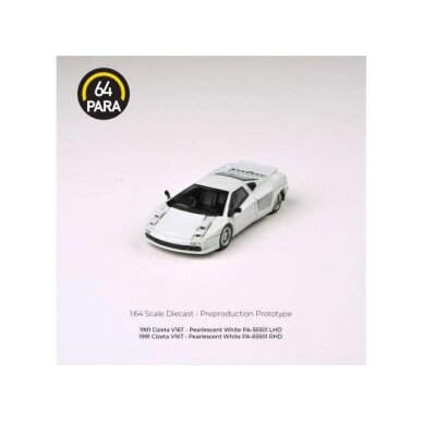 PRE-ORD3R Para64 Modeliukas 1/64 1991 Cizeta V16T, white right hand drive (cars in a deluxe Acrylic window box) PRE-ORD3R Para64 Modeliukas 1/64 1991 Cizeta V16T, white right hand drive (cars in a deluxe Acrylic window box)