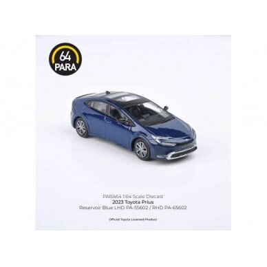PRE-ORD3R Para64 Modeliukas 1/64 2023 Toyota Prius, blue left hand drive (cars in a deluxe Acrylic window box) PRE-ORD3R Para64 Modeliukas 1/64 2023 Toyota Prius, blue left hand drive (cars in a deluxe Acrylic window box)