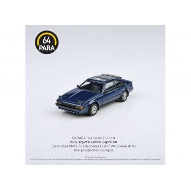 Para64 Modeliukas 1/64 Toyota Supra Celica XX, dark blue metallic (cars in a deluxe Acrylic window box) Para64 Modeliukas 1/64 Toyota Supra Celica XX, dark blue metallic (cars in a deluxe Acrylic window box)