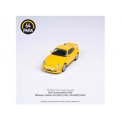 Para64 Modeliukas Ruf CTR2 *Left Hand Drive*, blossom yellow (cars in a deluxe Acrylic window box) Para64 Modeliukas Ruf CTR2 *Left Hand Drive*, blossom yellow (cars in a deluxe Acrylic window box)