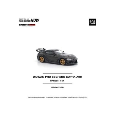 PRE-ORD3R Pop Race Modeliukas 1/64 Darwin Pro 66G WBK Supra A90, carbon edition PRE-ORD3R Pop Race Modeliukas 1/64 Darwin Pro 66G WBK Supra A90, carbon edition
