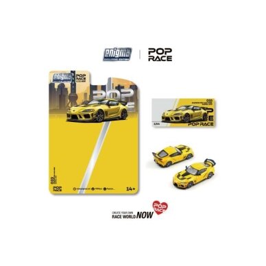 PRE-ORD3R Pop race Modeliukas 1/64 Darwin Pro 66G WBK Supra A90, nitro yellow PRE-ORD3R Pop race Modeliukas 1/64 Darwin Pro 66G WBK Supra A90, nitro yellow
