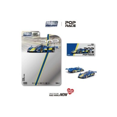 PRE-ORD3R Pop race Modeliukas 1/64 Mazda 787B, racing blue/yellow PRE-ORD3R Pop race Modeliukas 1/64 Mazda 787B, racing blue/yellow