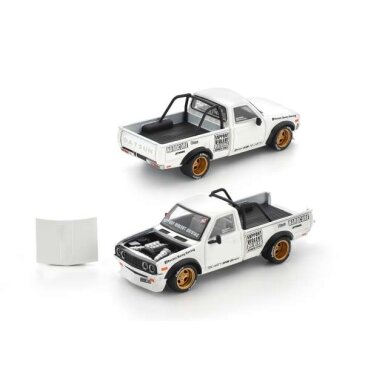 Pop Race Modeliukas 1/64 Pandem Datsun 620, white Pop Race Modeliukas 1/64 Pandem Datsun 620, white