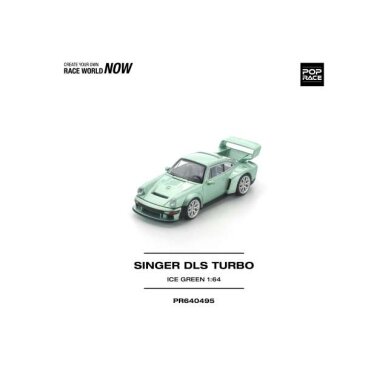 PRE-ORD3R Pop race Modeliukas 1/64 Singer DLS Turbo, ice green PRE-ORD3R Pop race Modeliukas 1/64 Singer DLS Turbo, ice green