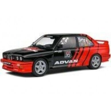 Solido Modeliukas 1/18 1990 BMW M3 (E30) Drift Team, black/red Solido Modeliukas 1/18 1990 BMW M3 (E30) Drift Team, black/red