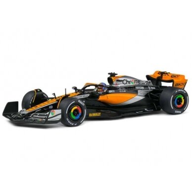 Solido Modeliukas 1/43 2023 McLaren MCL60 F1 #81 O. Piastri Great Britain GP, orange/black Solido Modeliukas 1/43 2023 McLaren MCL60 F1 #81 O. Piastri Great Britain GP, orange/black