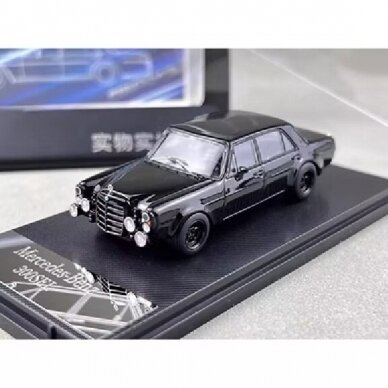 Street Weapon Modeliukas 1/64 BSC Mercedes Benz 300SEL, black Street Weapon Modeliukas 1/64 BSC Mercedes Benz 300SEL, black