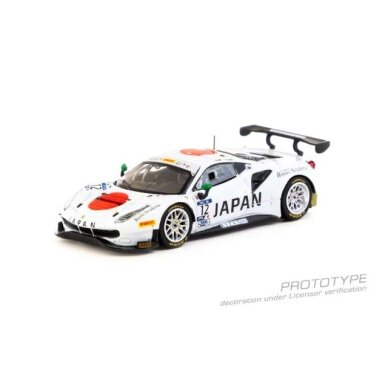 PRE-ORD3R Tarmac Modeliukas 1/64 2018 Ferrari 488 GT3 FIA GT Nations Cup #12 T. Kondo / K. Seto, white PRE-ORD3R Tarmac Modeliukas 1/64 2018 Ferrari 488 GT3 FIA GT Nations Cup #12 T. Kondo / K. Seto, white