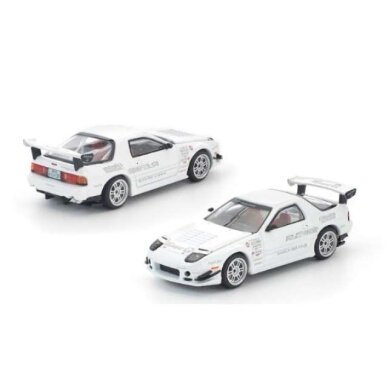Pop Race Modeliukas 1/64 Mazda RX7 FC3S Re-Amemiya, white Pop Race Modeliukas 1/64 Mazda RX7 FC3S Re-Amemiya, white