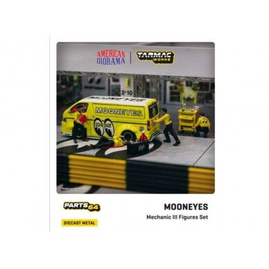 PRE-ORDER Tarmac Modeliukas 1/64 Mechanic III Set Mooneyes *Figures*, PRE-ORDER Tarmac Modeliukas 1/64 Mechanic III Set Mooneyes *Figures*,