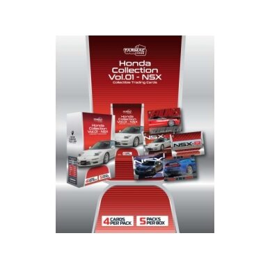 PRE-ORD3R Tarmac Modeliukas Tarmac Cards Honda Collection Vol.01 - NSX PRE-ORD3R Tarmac Modeliukas Tarmac Cards Honda Collection Vol.01 - NSX