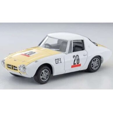 PRE-ORD3R Tomica Limited Vintage Modeliukas 1/64 1965 Toyota Sports 800 Custom Color Specification, white/yellow PRE-ORD3R Tomica Limited Vintage Modeliukas 1/64 1965 Toyota Sports 800 Custom Color Specification, white/yellow
