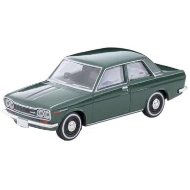 PRE-ORD3R Tomica Limited Vintage Modeliukas 1/64 1970 Datsun Bluebird 2 Door 1400 Standard, green PRE-ORD3R Tomica Limited Vintage Modeliukas 1/64 1970 Datsun Bluebird 2 Door 1400 Standard, green