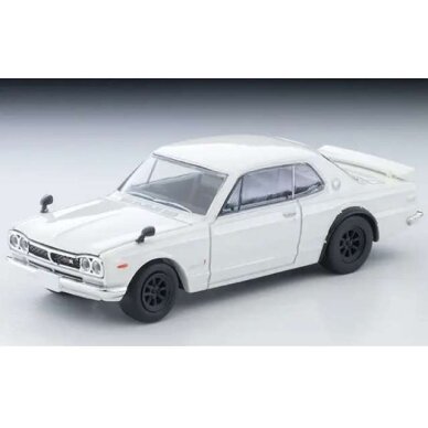 PRE-ORD3R Tomica Limited Vintage Modeliukas 1/64 1972 Nissan Skyline Hardtop 2000GT-R RS Watanabe Wheel Equipped, white PRE-ORD3R Tomica Limited Vintage Modeliukas 1/64 1972 Nissan Skyline Hardtop 2000GT-R RS Watanabe Wheel Equipped, white