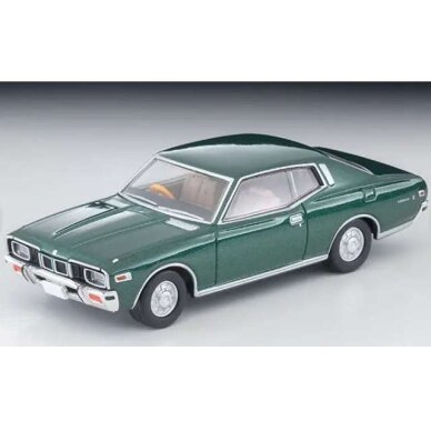 PRE-ORD3R Tomica Limited Vintage Modeliukas 1/64 1975 Nissan Cedric 2-Door HT 2800 SGL, green PRE-ORD3R Tomica Limited Vintage Modeliukas 1/64 1975 Nissan Cedric 2-Door HT 2800 SGL, green