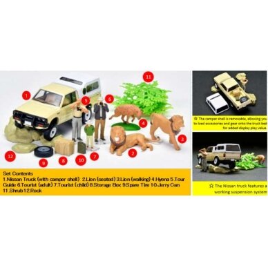 PRE-ORD3R Tomica Limited Vintage Modeliukas 1/64 Nissan Truck 4x4 *KAIYODO x Tomica Limited Vintage* Diocolle 64 # Car Snap 32a Safari 4, various PRE-ORD3R Tomica Limited Vintage Modeliukas 1/64 Nissan Truck 4x4 *KAIYODO x Tomica Limited Vintage* Diocolle 64 # Car Snap 32a Safari 4, various
