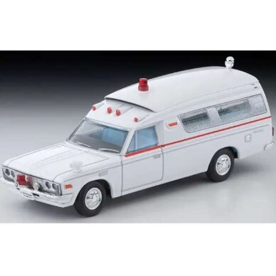 PRE-ORD3R Tomica Limited Vintage Modeliukas 1/64 Toyota Ambulance FS55V, white/red PRE-ORD3R Tomica Limited Vintage Modeliukas 1/64 Toyota Ambulance FS55V, white/red
