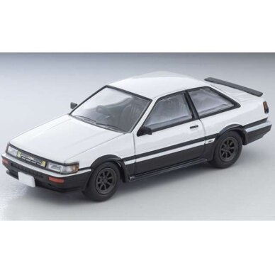 PRE-ORD3R Tomica Limited Vintage Modeliukas 1/64 Toyota Corolla Levin Watanabe Rims, white/black PRE-ORD3R Tomica Limited Vintage Modeliukas 1/64 Toyota Corolla Levin Watanabe Rims, white/black