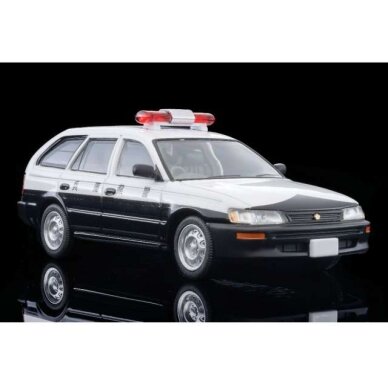 PRE-ORD3R Tomica Limited Vintage Modeliukas 1/64 Toyota Corolla Van Police Car (Hyogo Pref Police), white/black PRE-ORD3R Tomica Limited Vintage Modeliukas 1/64 Toyota Corolla Van Police Car (Hyogo Pref Police), white/black