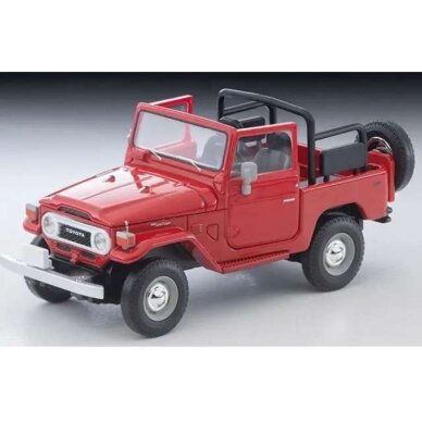 PRE-ORD3R Tomica Limited Vintage Modeliukas 1/64 Toyota Land Cruiser 40 Open Top North American Specification, red PRE-ORD3R Tomica Limited Vintage Modeliukas 1/64 Toyota Land Cruiser 40 Open Top North American Specification, red