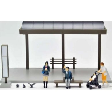 PRE-ORD3R Tomica Limited Vintage Modeliukas #T312369 1/64 Diocolle 64 #CarSnap 05A Bus Stop PRE-ORD3R Tomica Limited Vintage Modeliukas #T312369 1/64 Diocolle 64 #CarSnap 05A Bus Stop