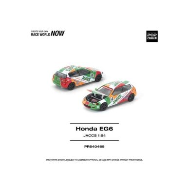 PRE-ORDER Pop Race Modeliukas 1/64 Honda Civic (EG6) *JACCS*, various PRE-ORDER Pop Race Modeliukas 1/64 Honda Civic (EG6) *JACCS*, various