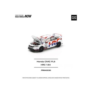 PRE-ORDER Pop Race Modeliukas 1/64 Honda Civic Type R (FL5) #271, white/red/blue PRE-ORDER Pop Race Modeliukas 1/64 Honda Civic Type R (FL5) #271, white/red/blue