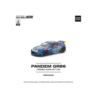 PRE-ORDER Pop Race Modeliukas 1/64 Pandem GR 86 Tengku Djan Ley, various PRE-ORDER Pop Race Modeliukas 1/64 Pandem GR 86 Tengku Djan Ley, various