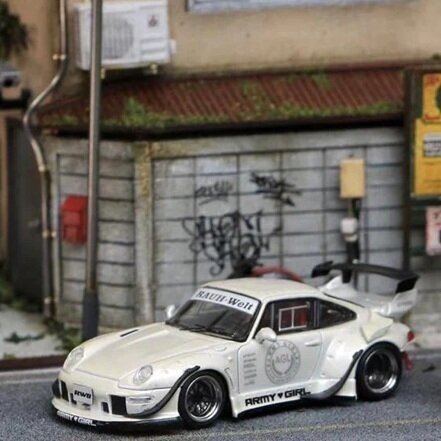 Street Weapon Modeliukas 1/64 Porsche RWB 993, white Street Weapon Modeliukas 1/64 Porsche RWB 993, white