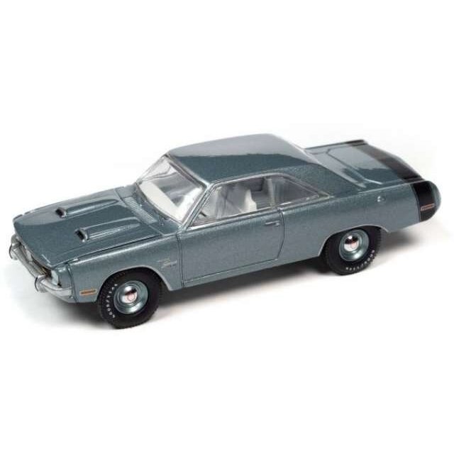PRE-ORD3R Auto World Modeliukas 1971 Dodge Dart Swinger 340 Special, light gunmetal poly with black rear stripe PRE-ORD3R Auto World Modeliukas 1971 Dodge Dart Swinger 340 Special, light gunmetal poly with black rear stripe